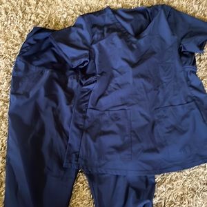 Med Conture Navy Maternity Scrubs